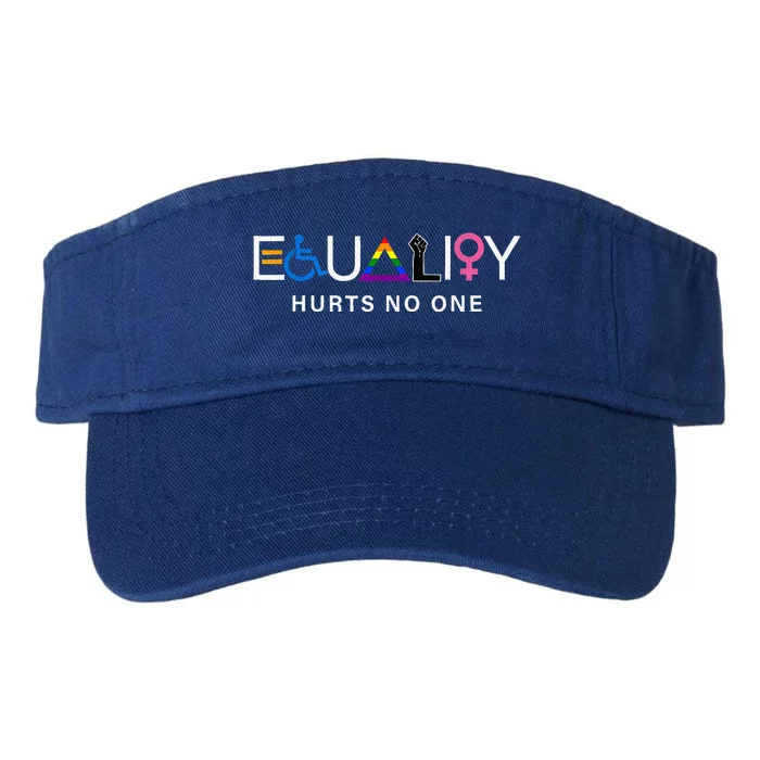 Equality Hurts No One Lgbtq Pride Human Rights Valucap Bio-Washed Visor