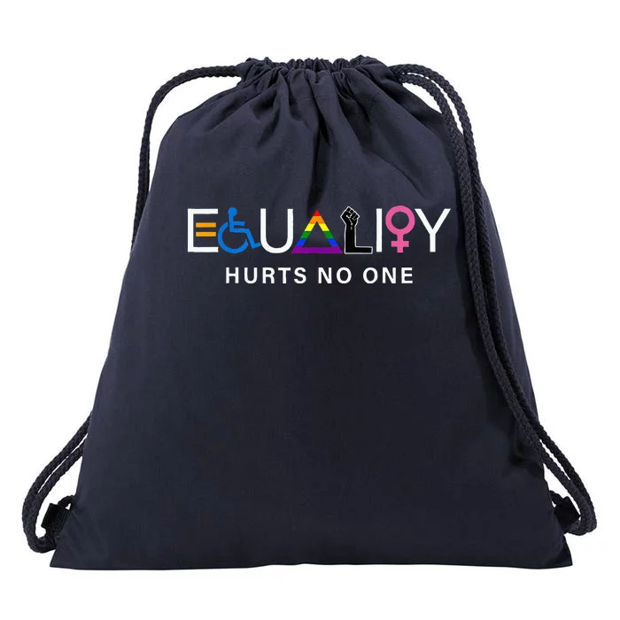 Equality Hurts No One Lgbtq Pride Human Rights Drawstring Bag