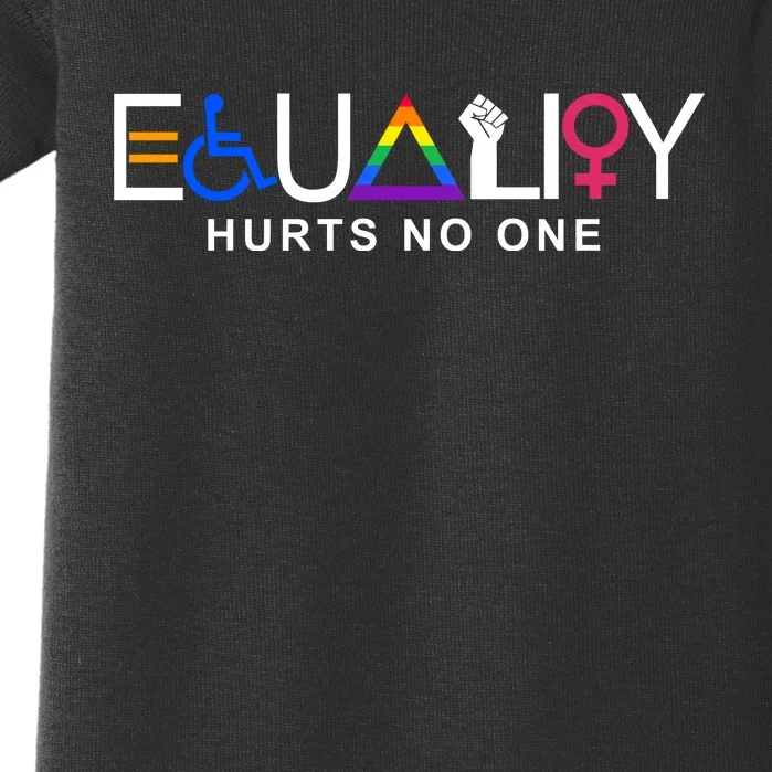 Equality Hurts No One LGBT Feminism BLM Baby Bodysuit