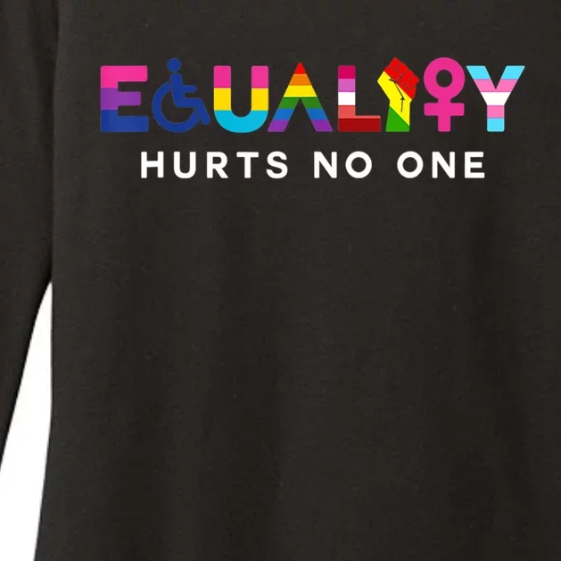 Equality Hurts No One Lgbt Equality Gay Pride Hu Rights Gift Womens CVC Long Sleeve Shirt