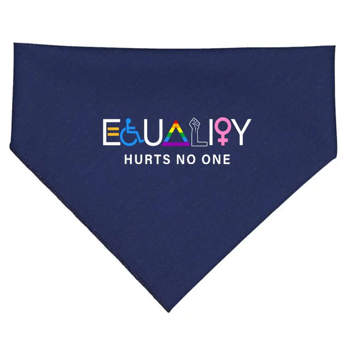 Equality Hurts No One LGBT Equality Gay Pride Human Rights USA-Made Doggie Bandana