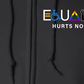 Equality Hurts No One Lgbtq Pride Human Rights Full Zip Hoodie