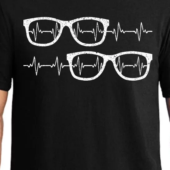 Eyeglass Heartbeat Optician Eye Doctor Ophthalmology Pajama Set