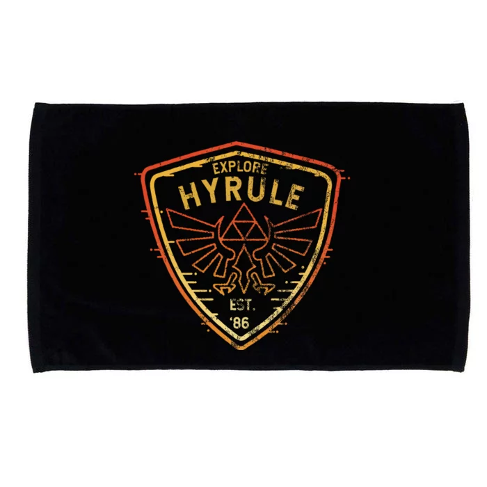 Explore Hyrule Patch Microfiber Hand Towel