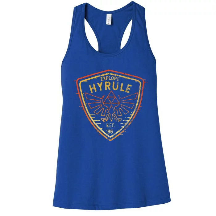 Explore Hyrule Patch Women's Racerback Tank