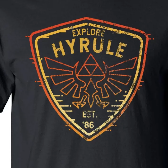 Explore Hyrule Patch Tall T-Shirt