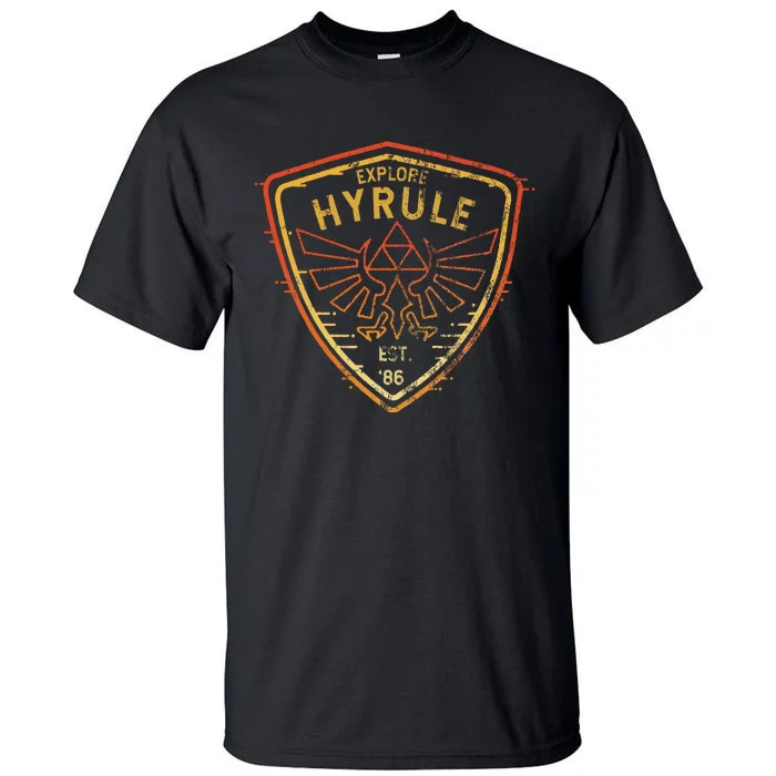 Explore Hyrule Patch Tall T-Shirt