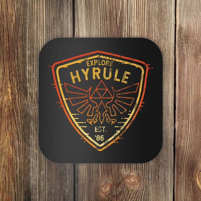 Explore Hyrule Patch Coaster