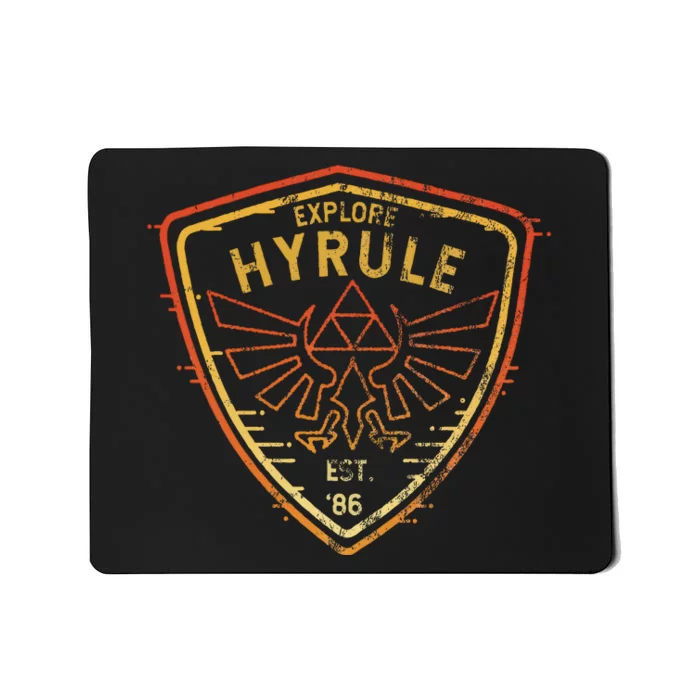 Explore Hyrule Patch Mousepad