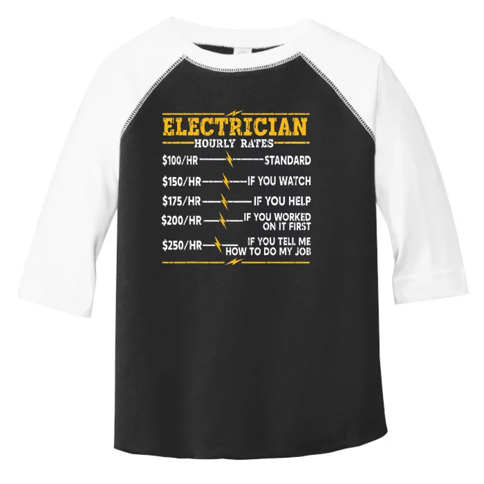 Electrician Hourly Rates Toddler Fine Jersey T-Shirt