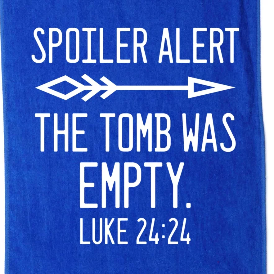 Easter He's Risen Spoiler Alert The Tomb Is Empty Christian Gift Platinum Collection Golf Towel