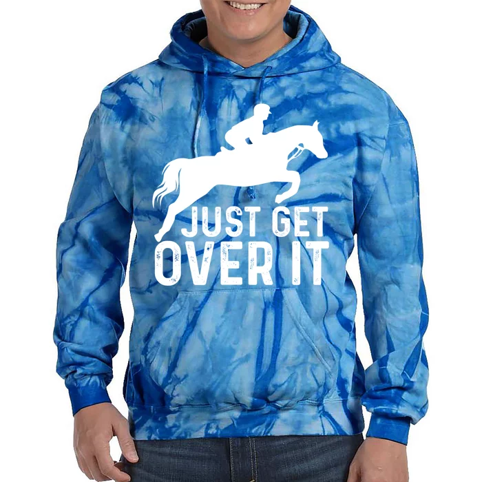 English Horse Riding Hunter Jumper Horseback Riding Great Gift Tie Dye Hoodie