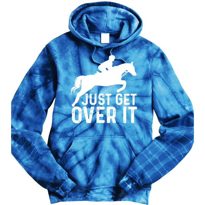 English Horse Riding Hunter Jumper Horseback Riding Great Gift Tie Dye Hoodie