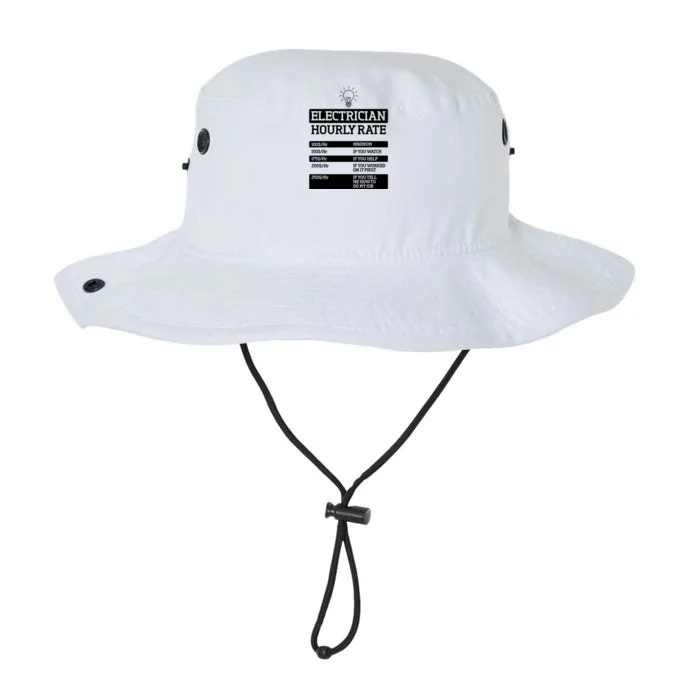 Electrician Hourly Rate Funny Electrical Engineer Legacy Cool Fit Booney Bucket Hat