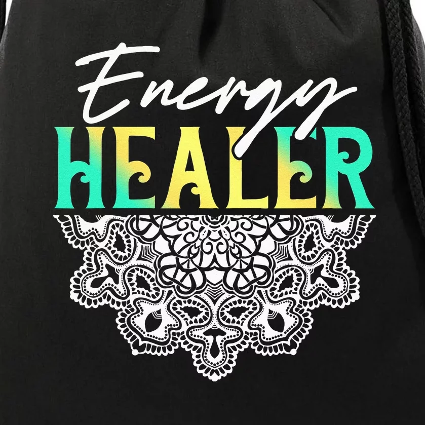 Energy Healer Reiki Master Yoga Spiritual Chakra Japanese Drawstring Bag