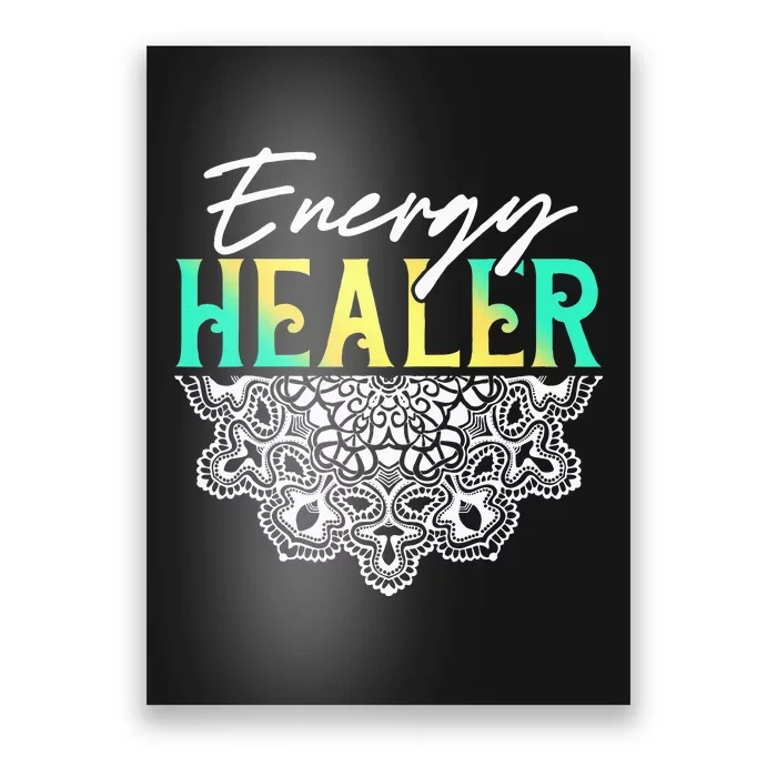 Energy Healer Reiki Master Yoga Spiritual Chakra Japanese Poster