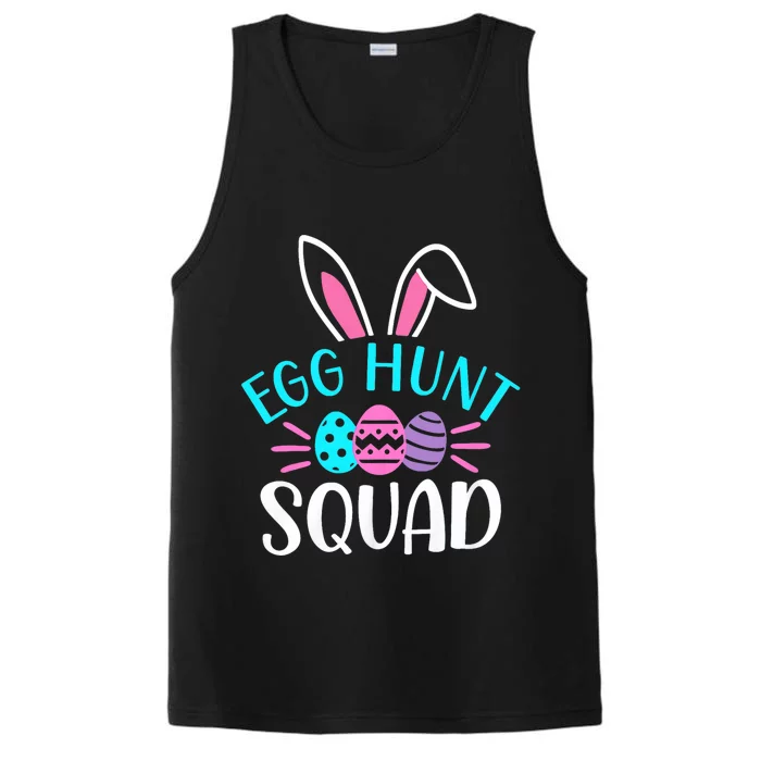 Egg Hunt Squad Hunting Season Funny Easter Day Performance Tank