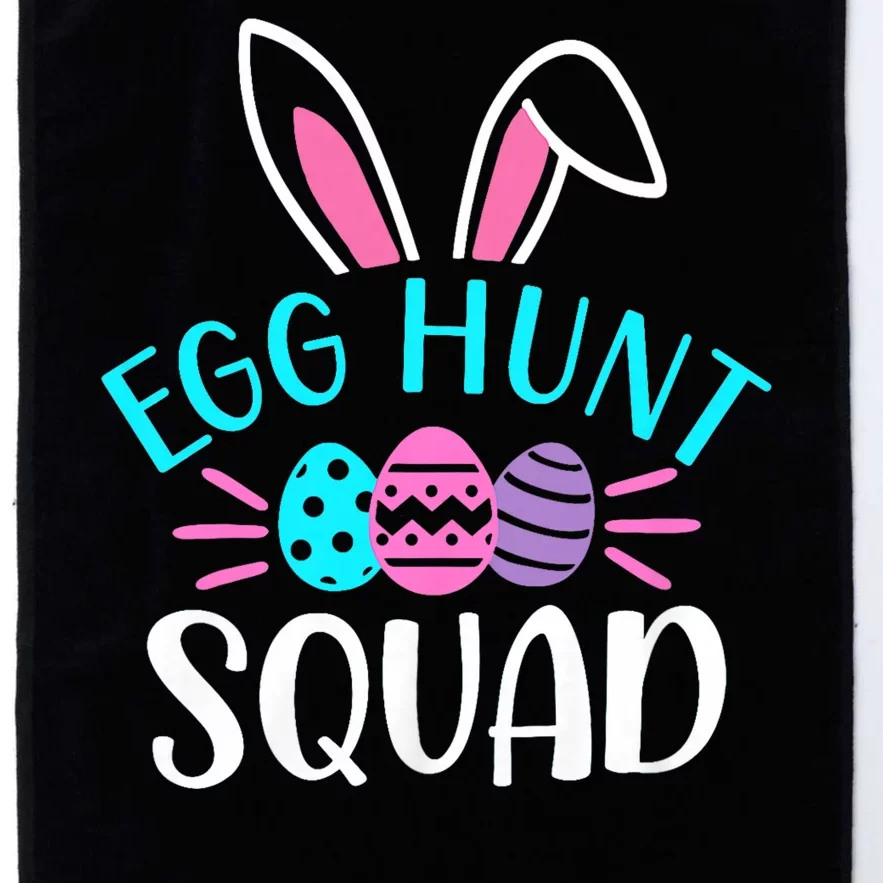 Egg Hunt Squad Hunting Season Funny Easter Day Platinum Collection Golf Towel