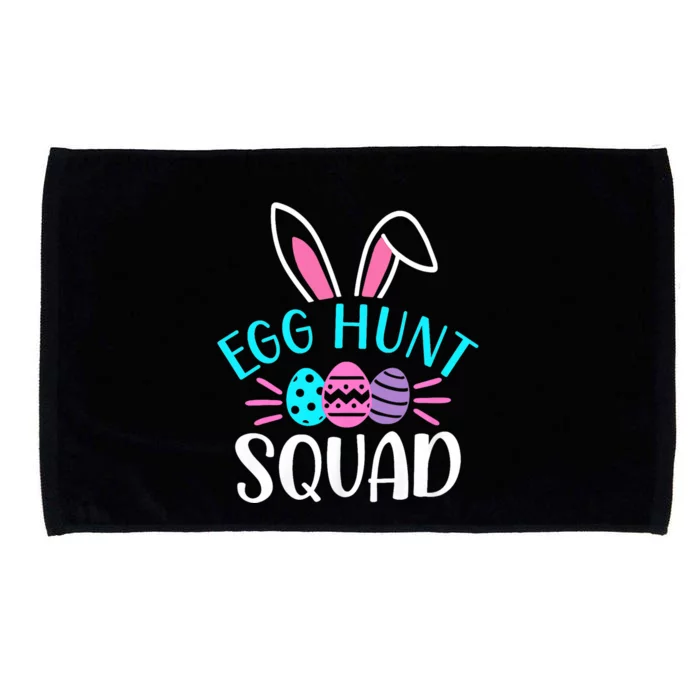 Egg Hunt Squad Hunting Season Funny Easter Day Microfiber Hand Towel