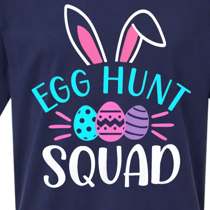 Egg Hunt Squad Hunting Season Funny Easter Day Sueded Cloud Jersey T-Shirt