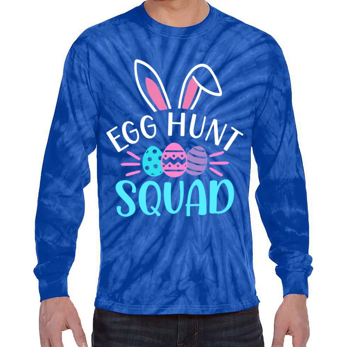 Egg Hunt Squad Gift Hunting Season Funny Easter Day Meaningful Gift Tie-Dye Long Sleeve Shirt