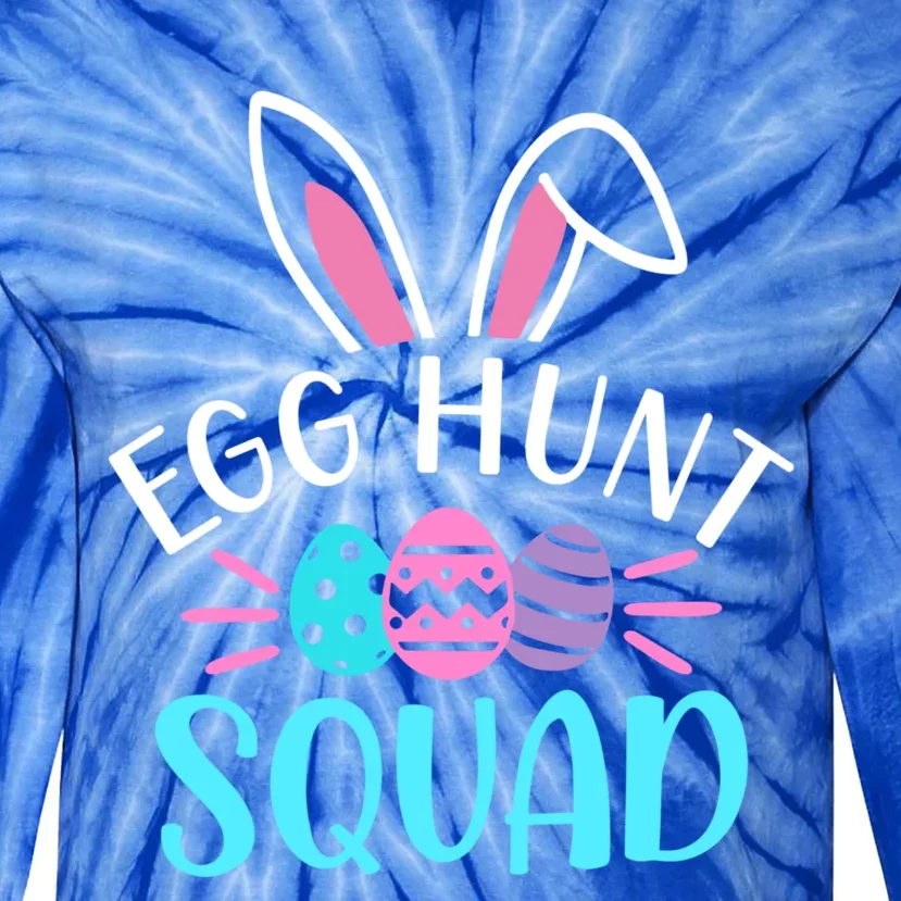 Egg Hunt Squad Gift Hunting Season Funny Easter Day Meaningful Gift Tie-Dye Long Sleeve Shirt