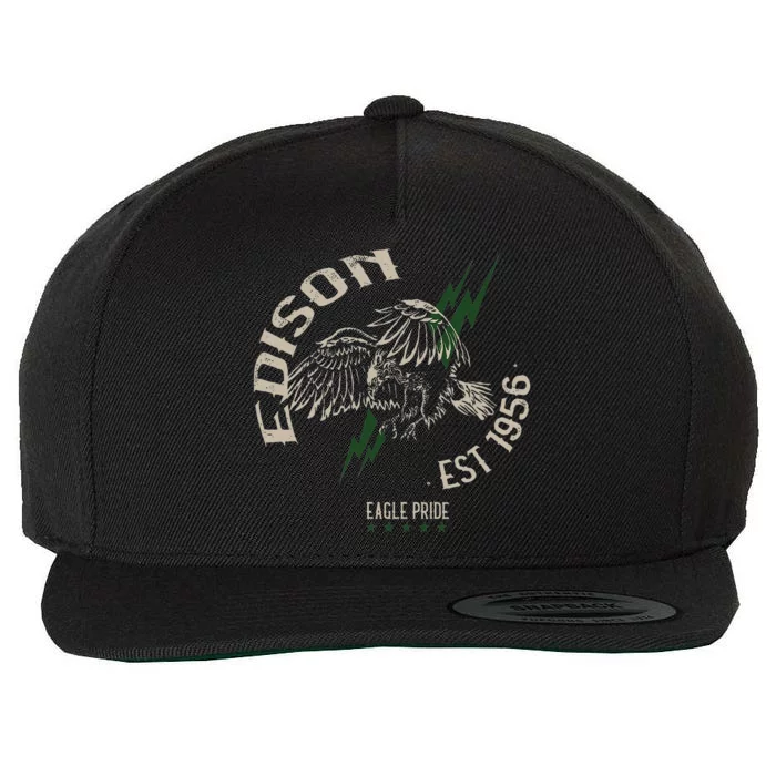 Edison High School Prep Eagles Pride Tulsa Oklahoma Wool Snapback Cap