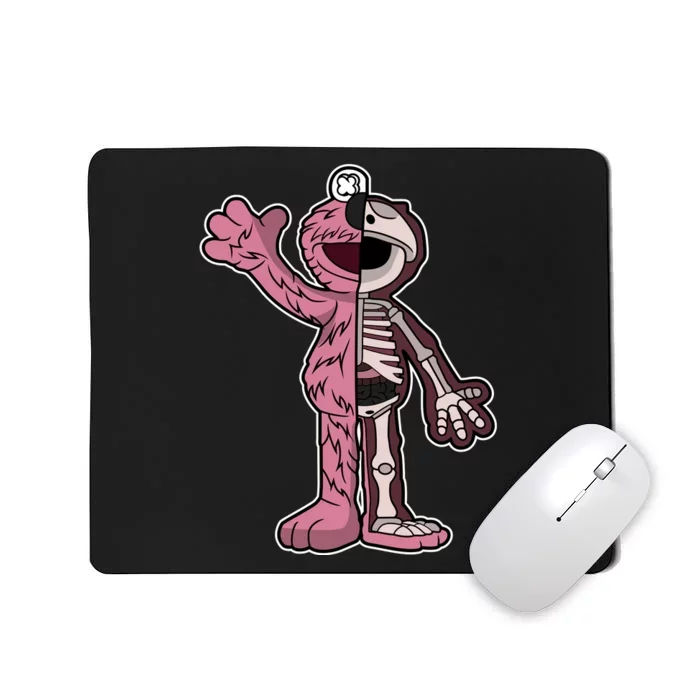 Elmo Half Skeleton Mousepad