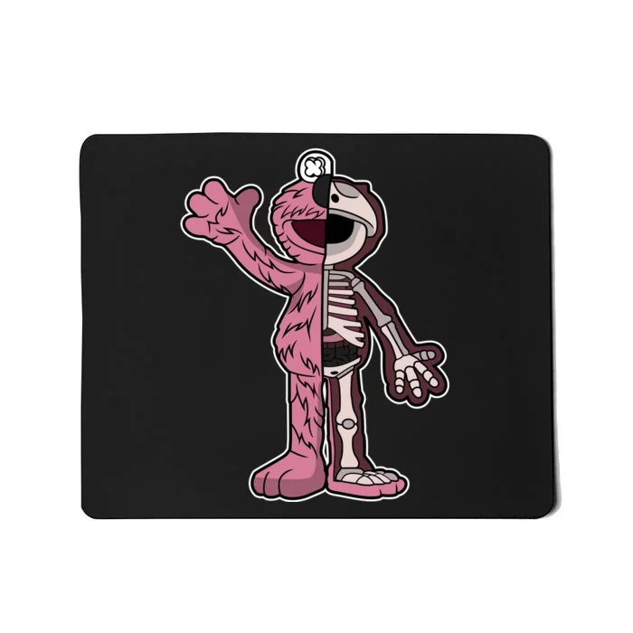 Elmo Half Skeleton Mousepad