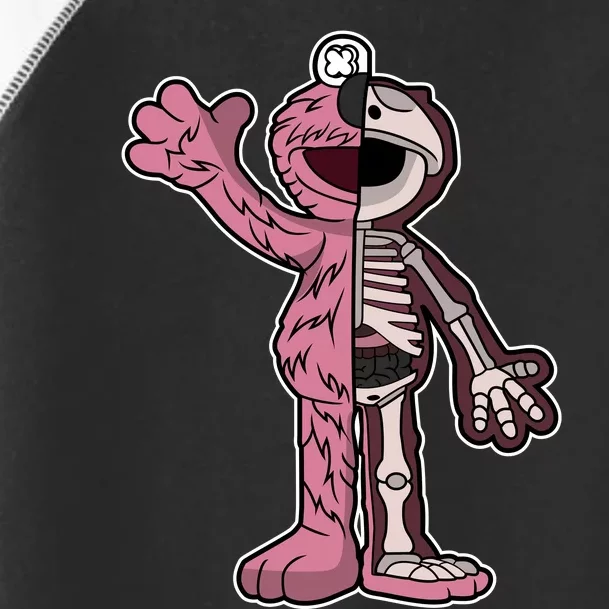 Elmo Half Skeleton Toddler Fine Jersey T-Shirt