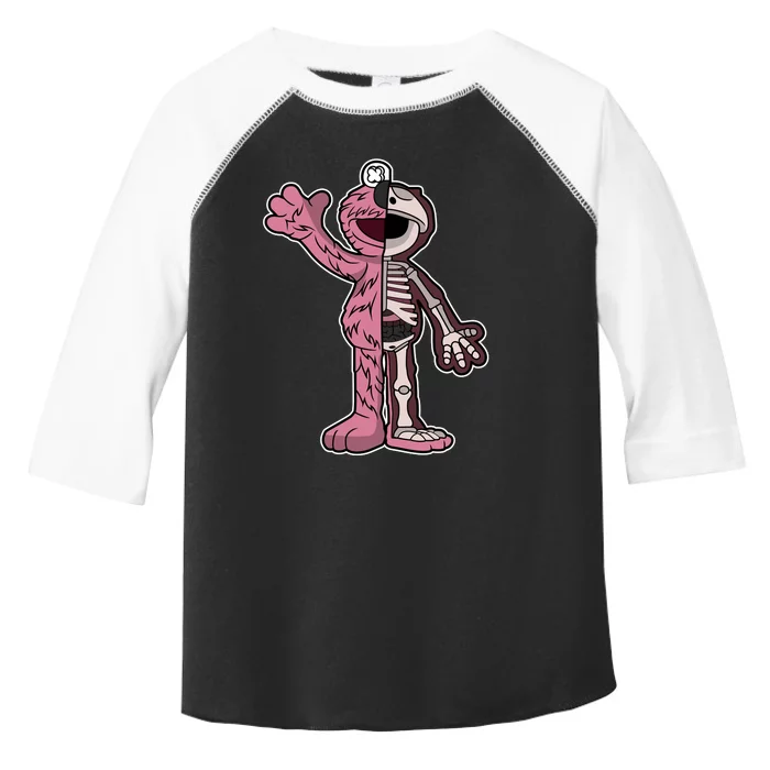 Elmo Half Skeleton Toddler Fine Jersey T-Shirt