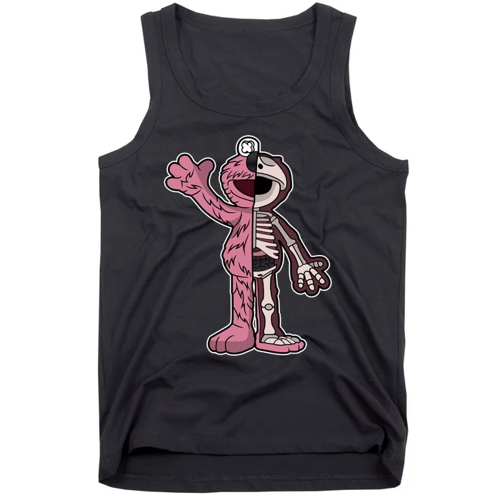 Elmo Half Skeleton Tank Top