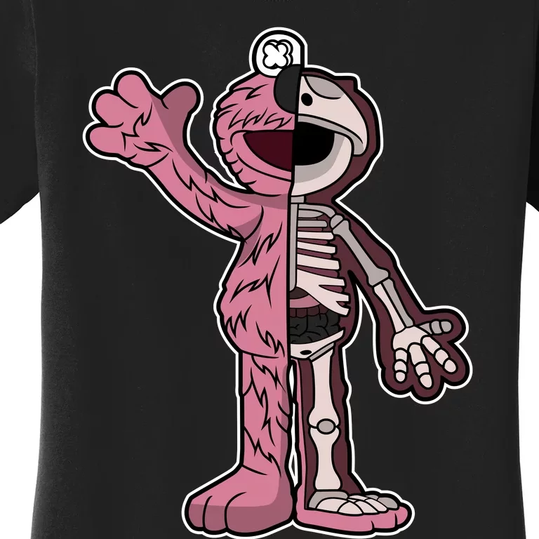 Elmo Half Skeleton Women's T-Shirt