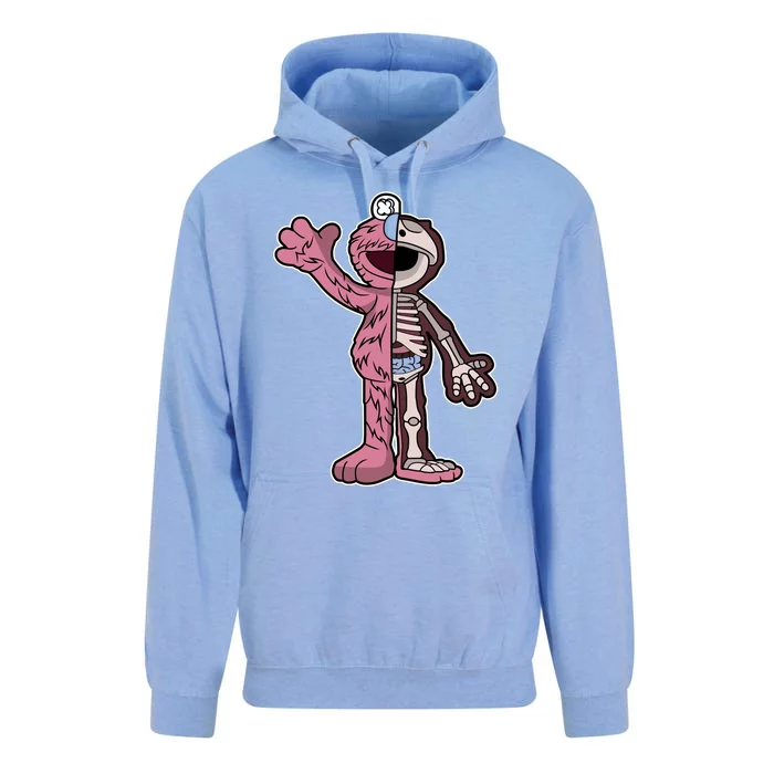 Elmo Half Skeleton Unisex Surf Hoodie