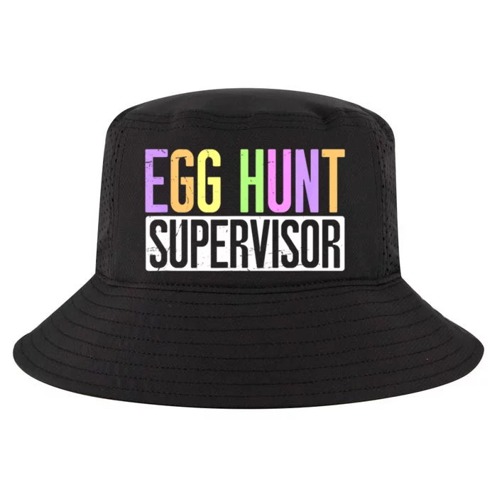 Egg Hunt Supervisor Egg Hunting Party Mom Dad Adult Easter Cool Comfort Performance Bucket Hat