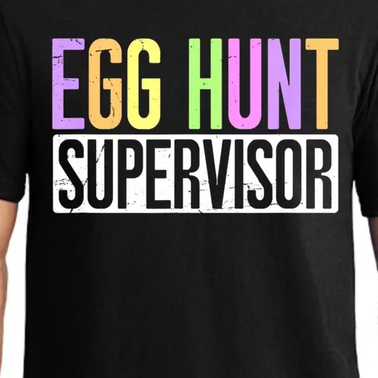 Egg Hunt Supervisor Egg Hunting Party Mom Dad Adult Easter Pajama Set