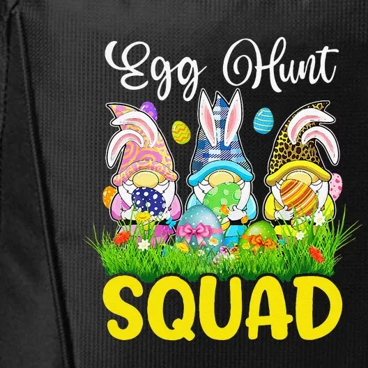 Egg Hunt Squad Gnomes Easter Day Bunny City Backpack