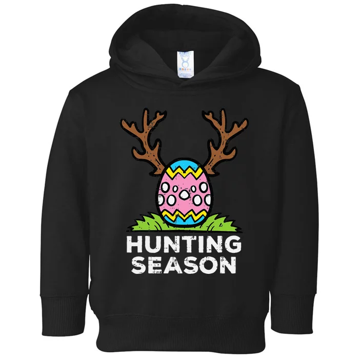 Easter Hunting Season Egg Hunt Funny rabbit Toddler Hoodie