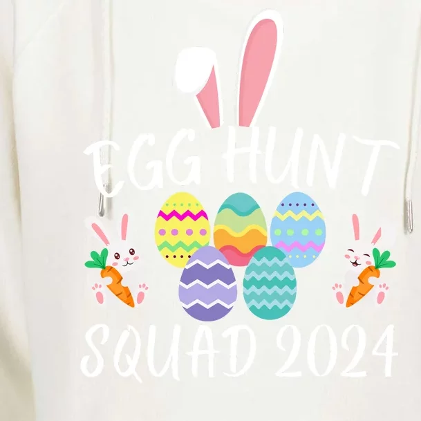 Egg Hunt Squad 2024 Funny Easter Day 2024 Egg Hunt Easter Eggs Hunter Womens Funnel Neck Pullover Hood