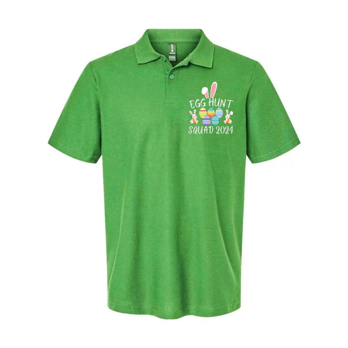 Egg Hunt Squad 2024 Funny Easter Day 2024 Egg Hunt Easter Eggs Hunter Softstyle Adult Sport Polo