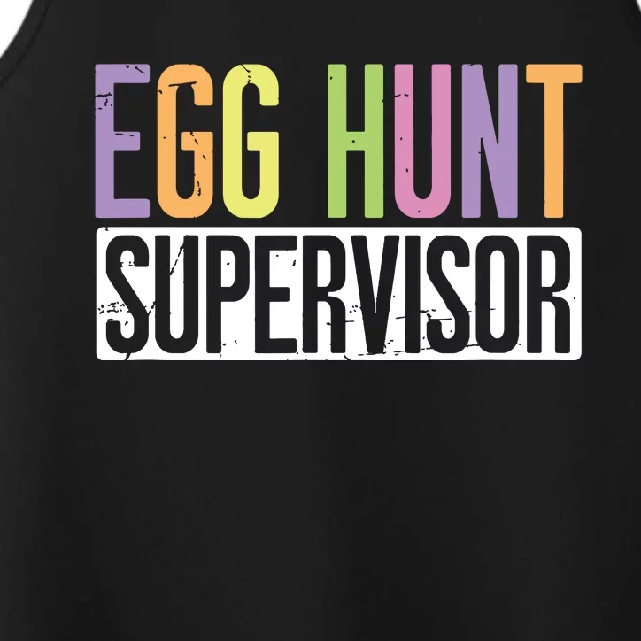 Egg Hunt Supervisor Egg Hunting Party Mom Dad Adult Easter Performance Tank