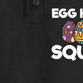 Egg Hunt Squad Easter Day Bunny Dry Zone Grid Performance Polo