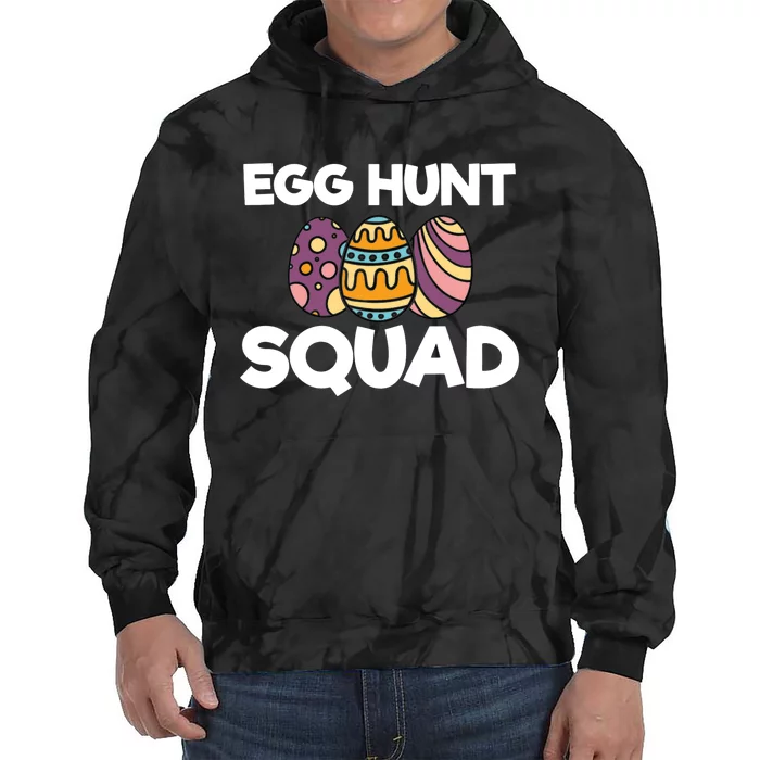 Egg Hunt Squad Easter Day Bunny Tie Dye Hoodie