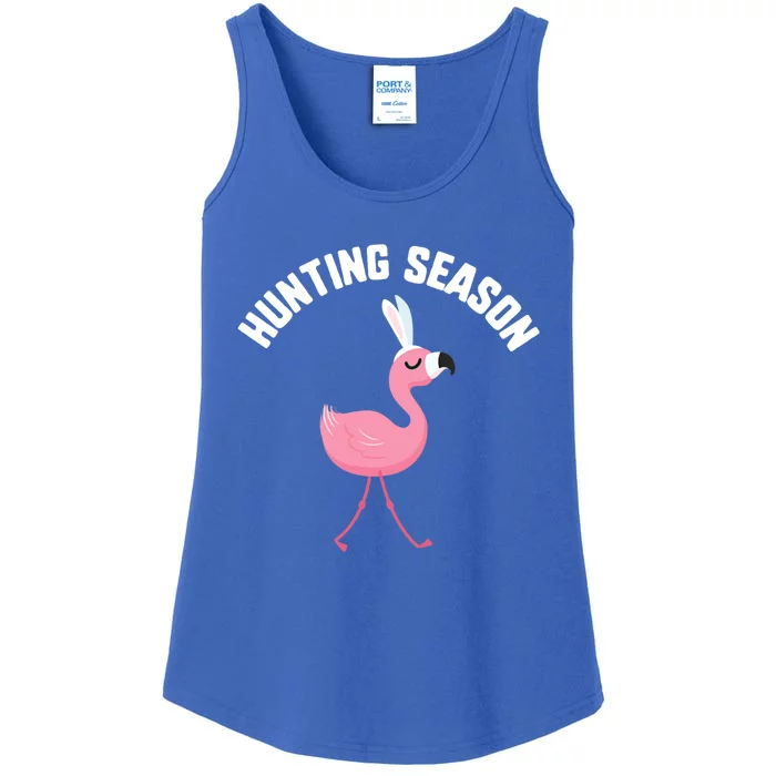 Easter Hunting Season Flamingo Candy Gift Spring Bunny Gift Ladies Essential Tank