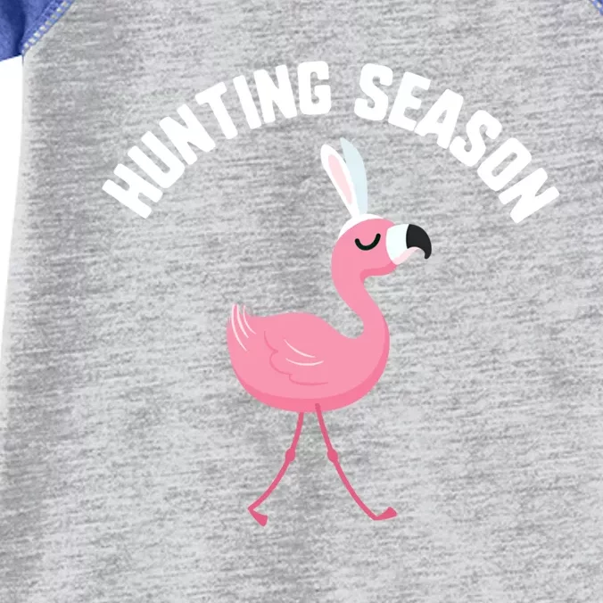 Easter Hunting Season Flamingo Candy Gift Spring Bunny Gift Infant Baby Jersey Bodysuit