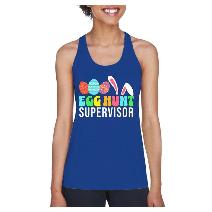 Egg Hunt Supervisor Easter Egg Hunting Supervisor Women's Racerback Tank