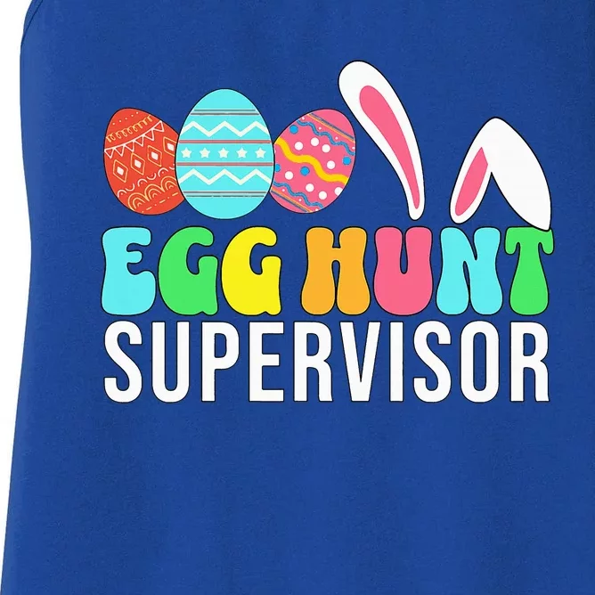 Egg Hunt Supervisor Easter Egg Hunting Supervisor Women's Racerback Tank