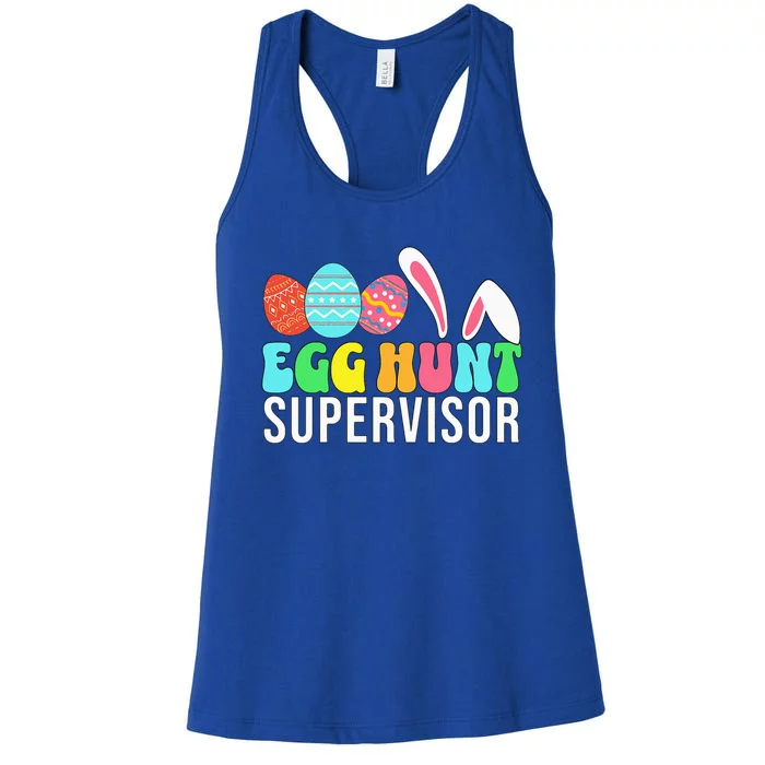 Egg Hunt Supervisor Easter Egg Hunting Supervisor Women's Racerback Tank