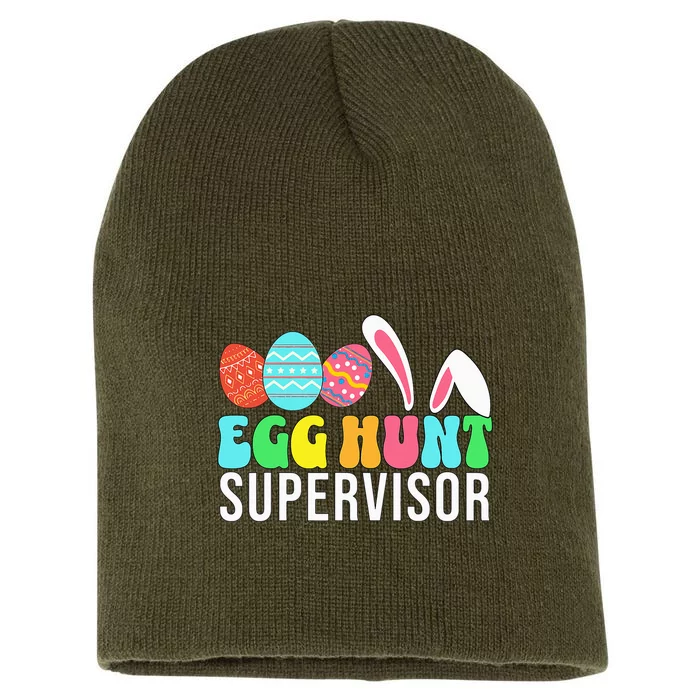 Egg Hunt Supervisor Easter Egg Hunting Supervisor Short Acrylic Beanie