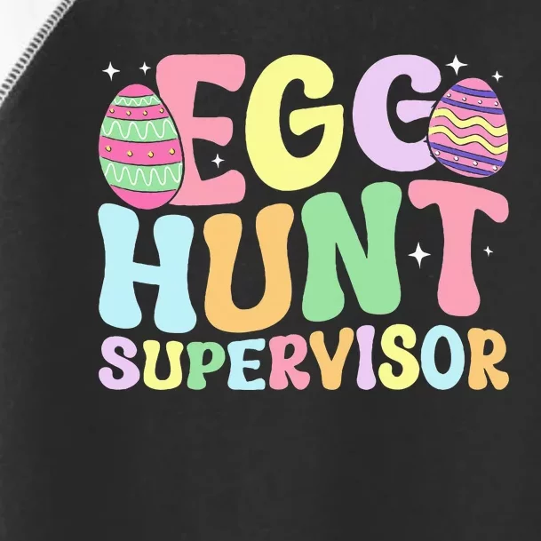 Egg Hunt Supervisor Mom Dad Toddler Fine Jersey T-Shirt